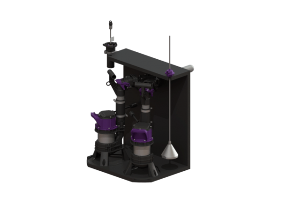 KESSEL Pumpanlage Aqualift S 2 GTF600, fr. Aufst., SDS Schaltgerät AQUALI600D