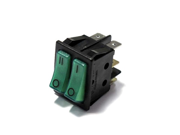 WINDHAGER WIPPSCHALTER GE 2-FACH Wippschalter doppelt gelb OKE/S, GKE 012033