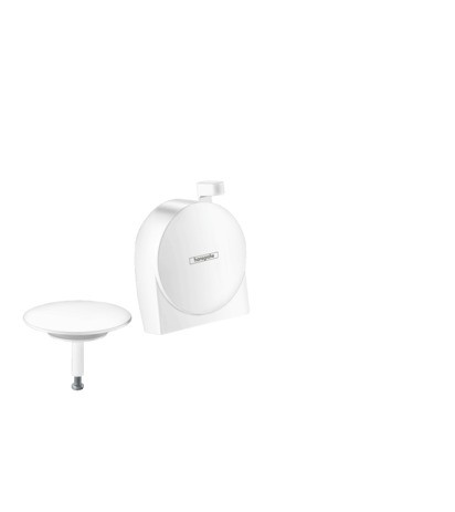 Hansgrohe Ein-, Ab- und Überlaufgarnitur Exafill S Fertigset mattweiss 58117700