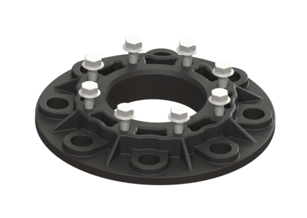 KESSEL Flanschadapter Kunststoffarmatur auf DN80 nach DIN2501 28714