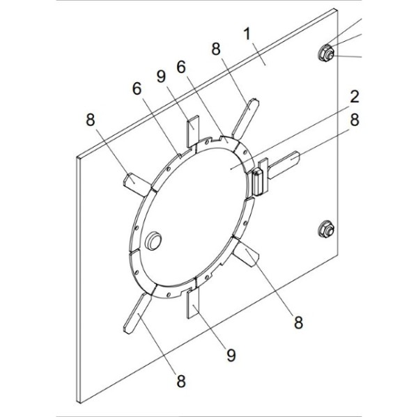 WINDHAGER HERDPLATTE KSN150/ZHN/VEK170/V Herdplatte mit Kochlochdeckel Kessel (41 004081