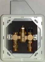 COSMO Einzelraum-Regelbox TH Plus für Raumregler ext.m.Durchflussr. u.Pl.weiss