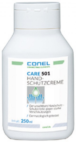 CARE 501 Hand-Schutzcreme 250ml Quetsch. ''Unsichtbarer Handschuh'' CONEL