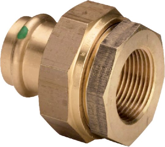 Viega Isolierverschraubung mit SC Sanpress 2267 in28mmxRp1Siliziumbronze 469511