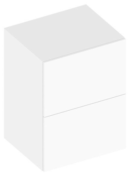Keuco Sideboard Edition 90 39035, 2 Auszüge, Eiche dunkelgrau 39035600000