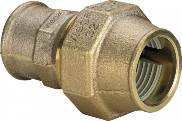 Viega Verschraubung Maxiplex 9031 in 40mmxRp1 1/4 Rotguss 275372