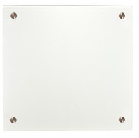 Pluggit Design-Blende Glas, weiß PM830WE / PM840WE BG820