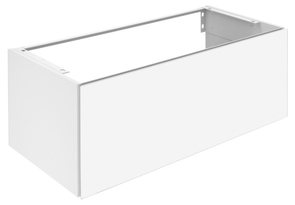 Keuco WTU X-Line 33171, 1 Auszug, weiß/Glas weiß, 1000x400x490mm 33171300000