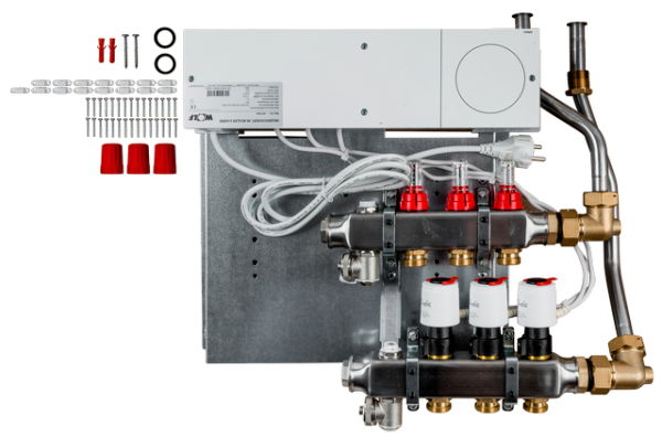 Wolf Heizkreisverteiler mit Regler CUC 3 Heizkreise, UF-Control 230V 2072443