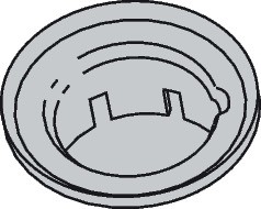 Hansgrohe Schlauchfutter 3-Loch Wannenarmatur 97746000