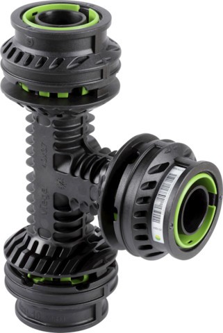 Viega T-Stück mit SC Geopress K 9718 in 32x32x32mm Kunststoff 711276