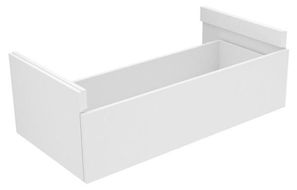 Keuco Unterbauschrank Edition 400 31451, 1 Auszug, weiß HG/weiß HG 31451210000