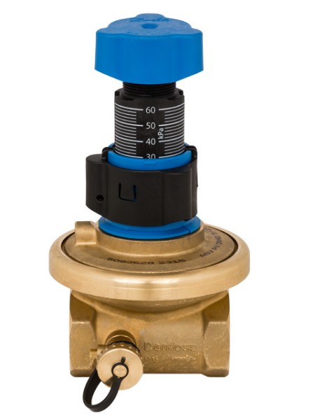 Danfoss Strangdifferenzdr.regl. ASV-PV50 Einstellskala, Rp 2, Sollw.0,2-0,6 bar 003Z5546