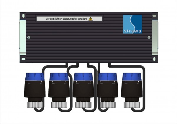 strawa MP Vorverdrahtung strawalogiX RT6-STA 8 230V und strawatherm für 4Hkr