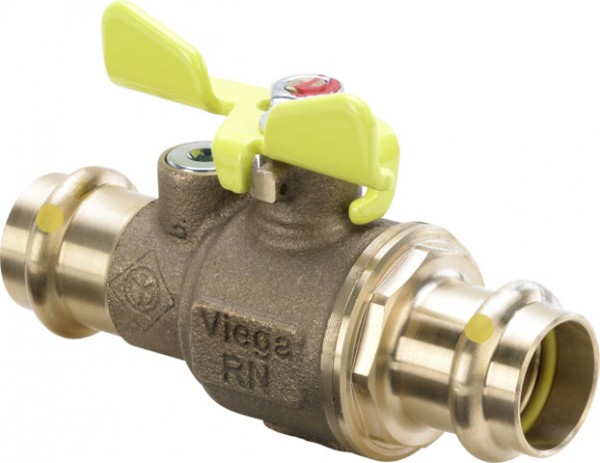 Viega Gaskugelhahn mit SC Profipress G 2671 in 18mm 587437