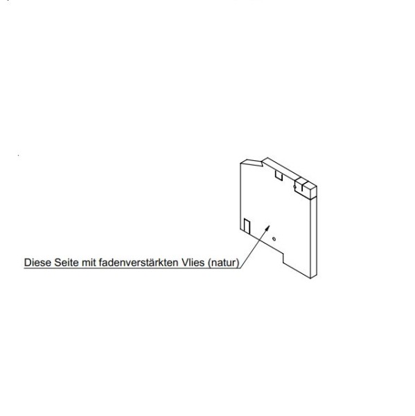 WINDHAGER Isolierung rechts BW2P 10/15 Isolierung rechts BW2P 10/15 055248