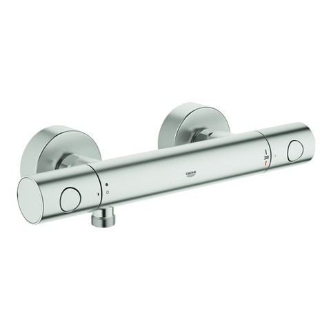 GROHE THM-Brausebatt. Grohtherm 1000 C 34065_2 Wandmontage supersteel 34065DC2