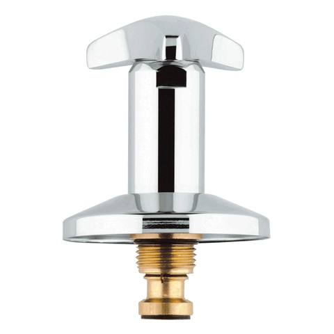 GROHE Oberteil 11501 für UP-Ventile Trecorn Griff Markierung blau 1/2" chrom 11501000