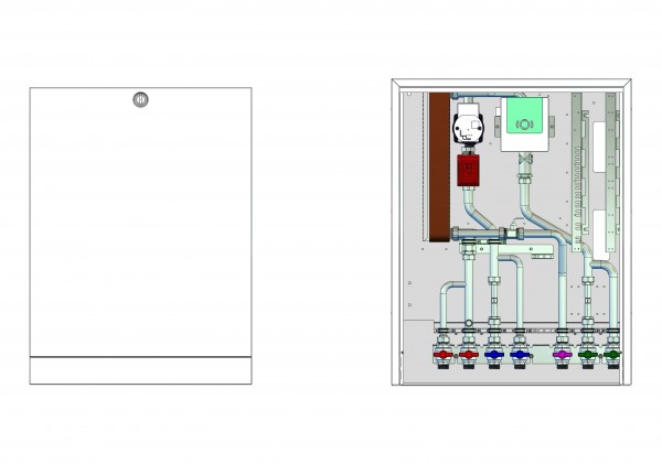 strawa Frischwasser-Wohnungsstation Friwara W32-HT-AP