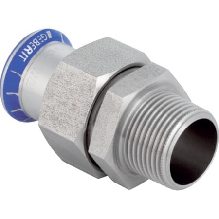 Geberit Mapress Edelstahl Übergangsverschr. mit AG ÜM ESt (LABS-frei) d22-R3/4 85365