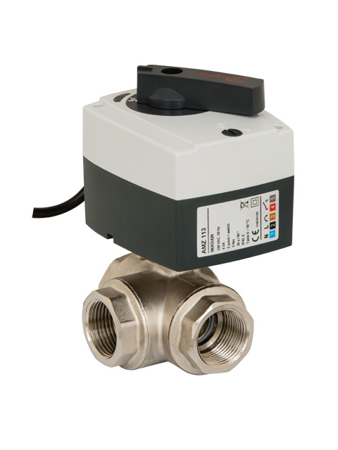 Elektrischer Kugelhahn DN20 - Messing-Ventil Mit IP54 Schutz Für Warm- & Kaltwasser