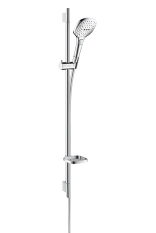 Hansgrohe Brausenset Raindance Select E 120 Eco Unica''S Puro 900mm weiss/chrom 26623400