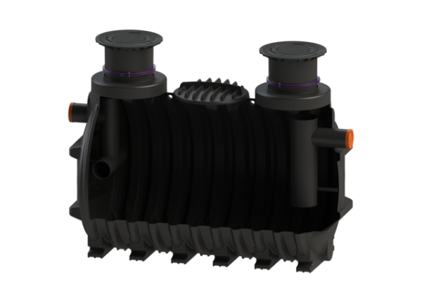 KESSEL Fettabscheider EasyClean ground NS 30, Standard, 800 1235 mm, Klasse D 93930/120D