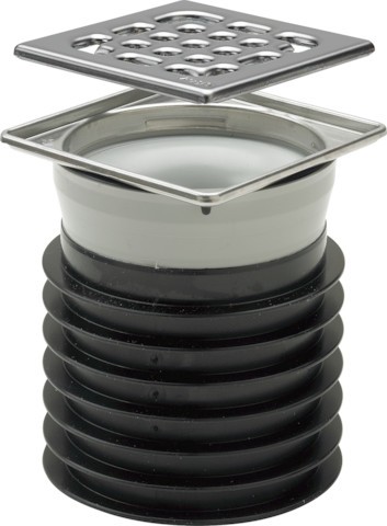 Viega Einsteckablauf Advantix 4937 in DN100 Kunststoff grau 663780