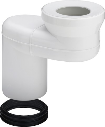 Viega Versprungbogen 8090.1 in DN100 Verspr. 120mm Kunststoff weiss 340780