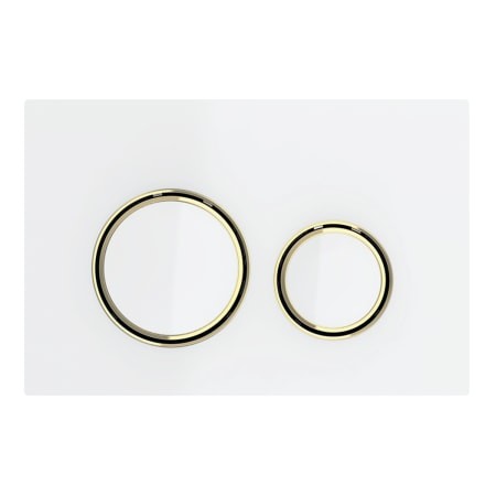 Geberit BetPl. Sigma21, für 2-Menn-Sp. Messing, weiss 115.652.SI.1