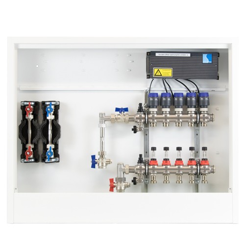 strawa Comfort Anschlussstation FBH-63-V-W2-WMZ-CA-E 4 Hkr.