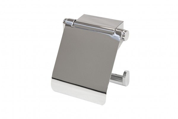 Papierhalter derby mit Deckel verchromt VIGOUR