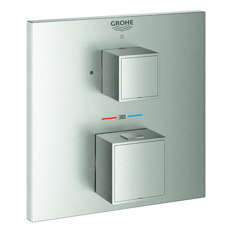 GROHE THM-Brausebatterie Grohtherm Cube 24153 FMS für 35600 supersteel 24153DC0