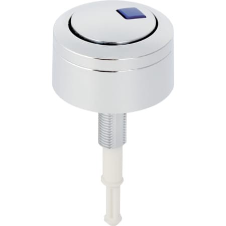 Geberit Drücker zu Spülventil Typ 280 2-Mengen-Spülung glanzchrom/blau 241.800.KD.1