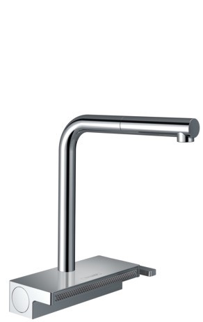 Hansgrohe Spültischmischer 250 Aquno Select M81 Ausziehauslauf 2jet sBox chrom 73830000
