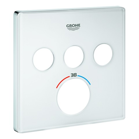 GROHE Rosette 49043 für SmartControl UP-THM eckig mit 3 ASV moon white 49043LS0