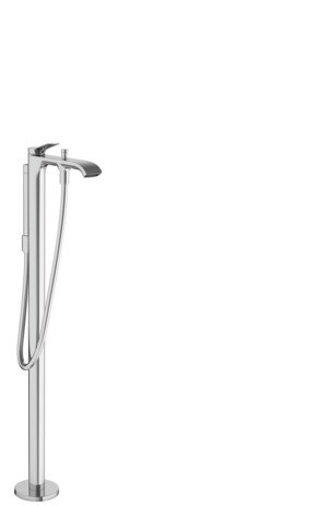 Hansgrohe Wannenmischer Vivenis Fertigset zur Bodenmontage chrom 75445000