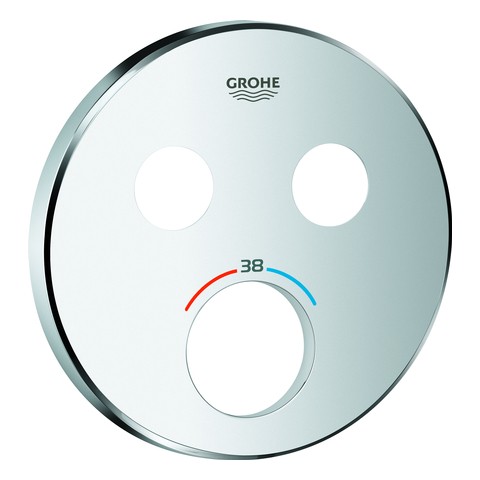 GROHE Rosette 49032 rund für SmartControl chrom 49032000