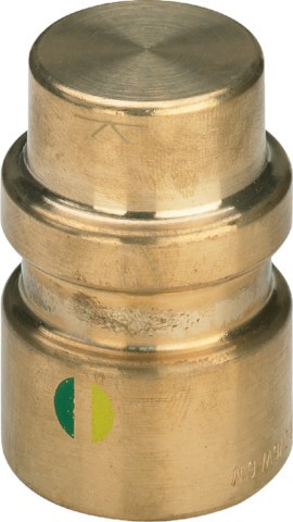 Viega Verschlusskappe mit SC Geopress 9656 in 40mm Rotguss 466909