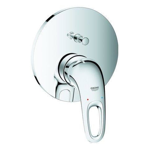 GROHE EH-Wannenbatt. Eurostyle 24049_3 FMS für 35600 Hebel offen chrom 24049003