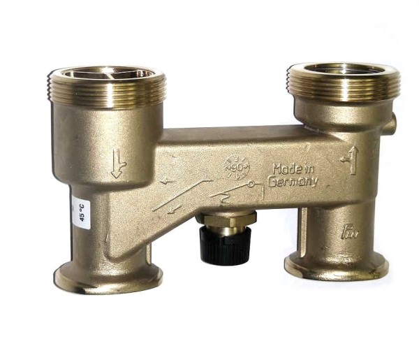 WINDHAGER Mischer-3Wege DN32 zu SKRH54S 3 - Wegemischer - H - Mischer für Radiat 012030