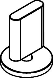 Hansgrohe Griff Metropol S 3-Loch Waschtisch- armatur Kaltwasser chrom 97502000