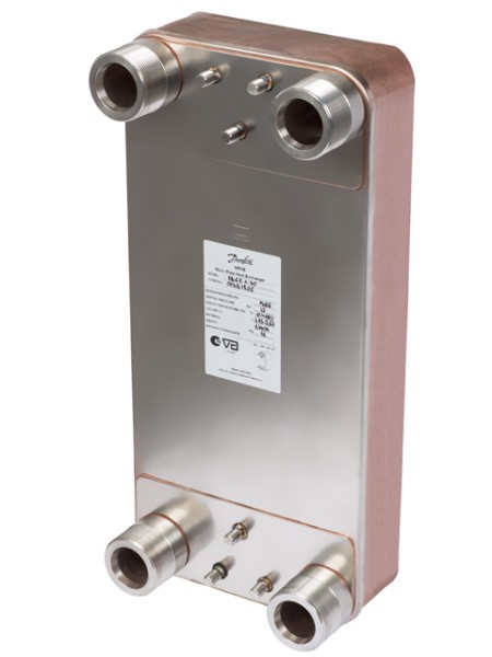 Danfoss Plattenwärmeübertrager XB61M-1 MicroPlate, 120 Platten, gelötet 004B3447
