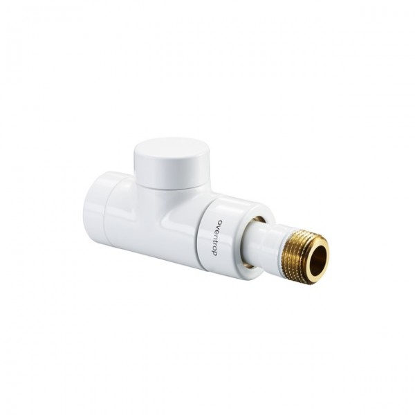 OVENTROP-HK-Verschraubung "Combi E" DN15, PN10, Dg, weiß pulverbeschichtet 1167062