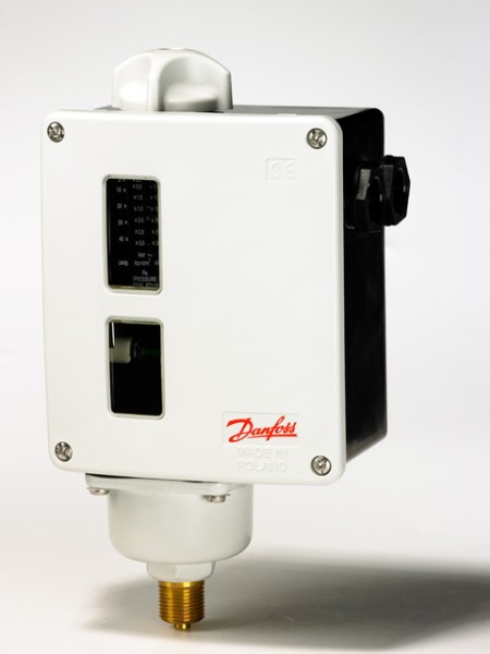 Danfoss Pressostat Typ RT 112 0,1 - 1,1 bar, Begrenzer 017-519266