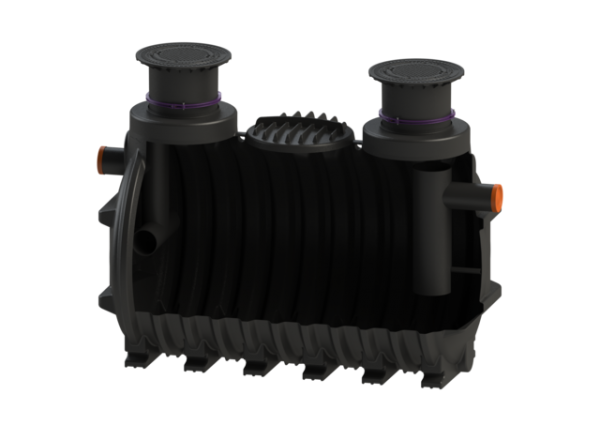 KESSEL Fettabscheider EasyClean ground NS 30, Standard, 800 1235 mm, Klasse A/B 93930/120B