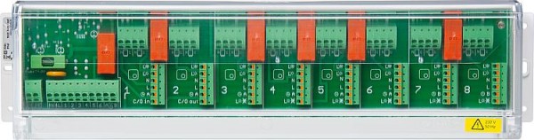 Regelverteiler EVENESTyp ASV8-002H/K,230 V,Heizen/Kühlen, f.8 Heizkreise,Pumpenlo