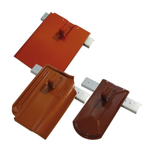 Aufdachmodulhalter, Solar-Blechziegel auf Metalldachplatten genietet 420003000
