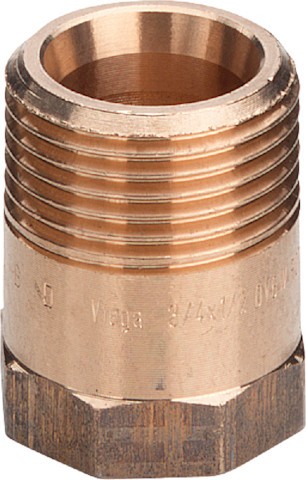 Viega Reduziernippel 3243 mit Innenkonus in G1 1/2 x Rp1 1/4 Rg 446697