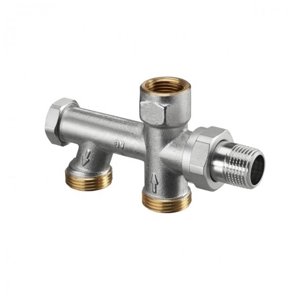 OVENTROP-Einrohr-Anschlussstück "Uno" G 3/4" AG, mit Messingverschraubung 1013162